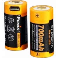 Аккумулятор 16340 Fenix 700 mAh Li-ion с разъемом для USB купить в Люберцах