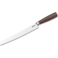 Кухонный нож  для хлеба Boker Core Bread Knife, сталь X50CrMoV15, рукоять орех купить в Люберцах