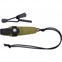 Нож Morakniv Eldris + огниво , цвет зеленый купить в Люберцах