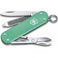 Нож перочинный Victorinox Classic Alox SD Colors, Minty Mint (0.6221.221G) мятный, 58 мм 7 функций купить в Люберцах