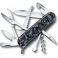 Нож перочинный Victorinox Huntsman 1.3713.942,91 мм, 15 функций, морской камуфляж купить в Люберцах