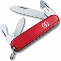 Нож перочинный Victorinox Recruit, сталь X55CrMo14, рукоять Cellidor®, красный купить в Люберцах