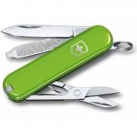 Нож Victorinox Classic SD Colors, Smashed Avocado (0.6223.43G) светло-зелёный, 7 функций 58мм купить в Люберцах