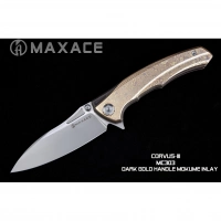 Складной нож Maxace Corvus, сталь M390, Mokume  TC4+Inlay купить в Люберцах