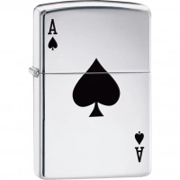 Зажигалка ZIPPO Armor™  Туз с покрытием High Polish Chrome купить в Люберцах