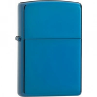 Зажигалка ZIPPO Classic, латунь с покрытием Sapphire™, синий, глянцевая, 36х12×56 мм купить в Люберцах