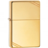 Зажигалка ZIPPO Vintage™ с покрытием High Polish Brass купить в Люберцах